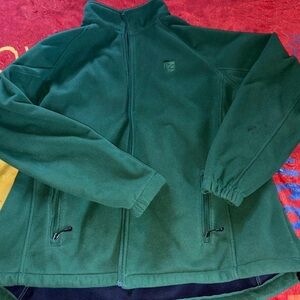 Men's Green UPS Fleece Jacket